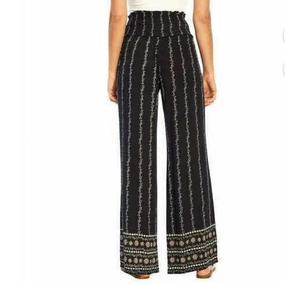 Three Dots Women’s Size Small Printed Pant (Black Floral) - Picture 9 of 9